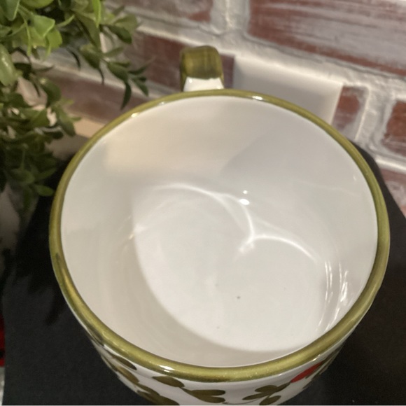 Beautiful ceramic flower painted coffee tea mug from “Italy” - large - nice - Picture 6 of 11